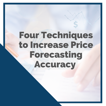 Four Price Forecasting Techniques to Improve Accuracy