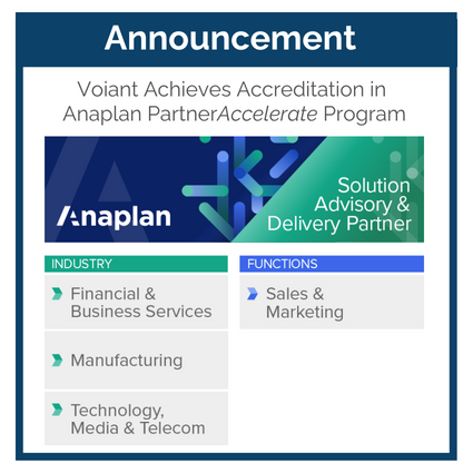 Anaplan Partner Accelerate Program Launch